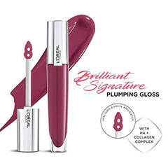 ROUGE SIGNATURE brilliant plump lip gloss #416-raise