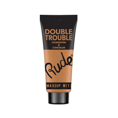 RUDE DOUBLE TROUBLE Foundation + Concealer, Ivory