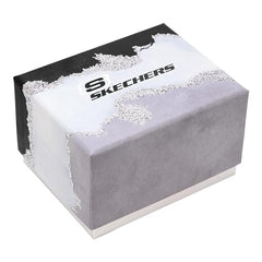 Skechers Women's Watch and Stackable Bracelet Gift Set - Black