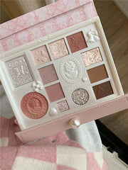 Colorrose Valentine's Day Limited Edition Makeup Gift Set - Eyeshadow, Blush, Highlighter, Lipstick - All-in-One Beauty Kit
