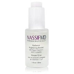 NassifMD Radiance Booster Vitamins C for Face, Brightening serum Dark Spot Remover, Vitamin C with Omega 3 and Squalene Oil
