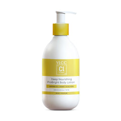 VLCC Clinic Pro-Bright Deep Nourishing Body Lotion - 300ml | Dermatologically Tested Skin Brightening Lotion with Almond Oil, Honey & Aloe Vera | Skin Hydration | Barrier Protection | Refines Skin Texture