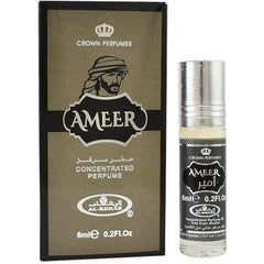 Al-Rehab Crown Perfumes Ameer Roll On Perfume Oil (6 Pieces, 6ml)