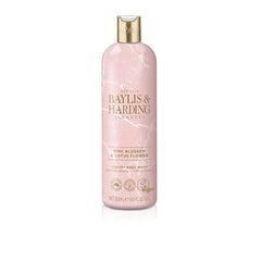 Baylis & Harding Elements Pink Blossom & Lotus Flower Body Wash, 500 ml | Vegan | Floral, Fruity & Coconut Water | Moisturising & Hydrating
