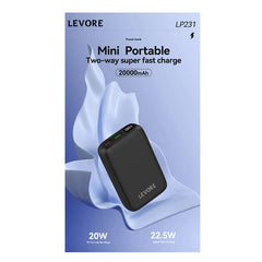 Levore Power Bank 20000mAh (LP231-BK)
