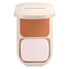 Laura Mercier Real Flawless Feather Matte Powder Foundation, Sheer to Medium Coverage, 16 HR Fade-Proof Wear, Hydration & Shine Control, Weightless Face Powder Compact, Hyaluronic Acid Infused
