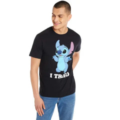 Disney Stitch Men’s & Big Men’s Cotton Graphic T-Shirt