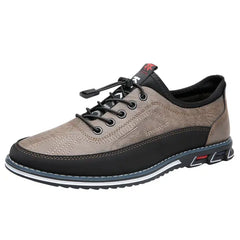 Oyedens Mens Slip on Loafers Casual Leather Low Top Fashion Sneakers Walking Driving Oxford Shoes