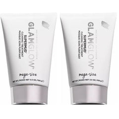 Glamglow SUPERMUD Instant Clearing Treatment Face Mask | Clearing Face Mask For Acne Prone Skin and Oiliness to help Minimize Pores | Activated Charcoal, BHA & AHAs