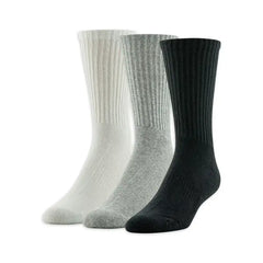 Athletic Works Men's P3 Garment Dyed Crew Socks