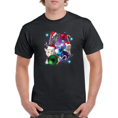 Mens National Lampoon's Christmas Vacation Jolliest Bunch T-Shirt Black Small