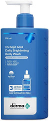 The Derma Co 1% Kojic Acid Daily Brightening Body Wash with Alpha Arbutin For Dark Spots & Pigmentation - 250ml