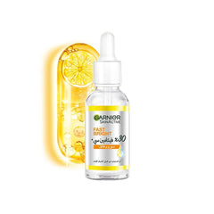 Garnier Fast Bright Face Serum, Brighter Skin 30x, For Spotless Skin, With Vitamin C & Niacinamide, SkinActive - 50 ml