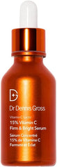 Dr Dennis Gross Vitamin C Lactic 15% Vitamin C Firm & Brighten Serum: Visibly Improve Signs of Aging, 1 oz