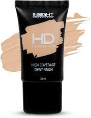 Insight Cosmetics HD Foundation | Dewy Finish | High Coverage | Paraben Free | Lightweight | 20ml (FD30-LP05)