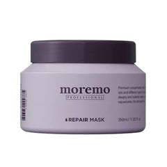 Moremo Repair Mask, Concentrated Hair Treatment for Deeply Damaged and Dry Hair - 350ml