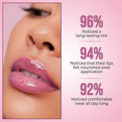 Insight Cosmetics Peptide Infused Lip Oil| With Ginger Seed Oil for Long-Lasting Nourishment and Hydration| Soft and Natural Pink Lips | Hydrated & Plump you Lips, 4.5gm(Rose Lustre)