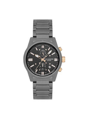 Lee Cooper Men's VX9PE1 Movement Watch, Multi Function Display and Metal Strap - LC06760.060-NL, Gun Metal