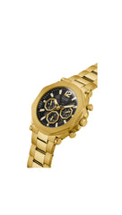 GUESS Gold-Tone Cut-Through Multifunction Watch