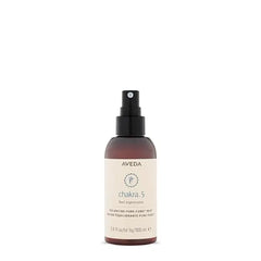 Aveda Chakra 5 Balancing Pure Fume Mist Throat Body & Room Spray Balances Throat Chakra With Certified Organic Grapefruit, Rosemary, Ylang Ylang, 3.4 Fl Oz