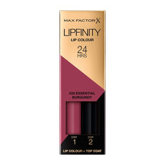 Max Factor Lipfinity Colour Longwear 2-Step Lipstick, 2.3ml Add 1.9g 2.3ml + 1.9g