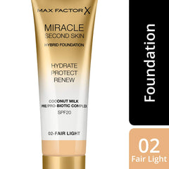 MIRACLE TOUCH second skin found.SPF20 #2-fair light 30 ml