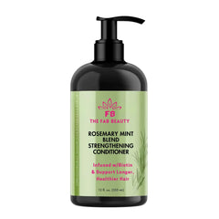 THE FAB BEAUTY Rosemary Mint Strengthening Conditioner For Dry & Crinkled Hair, Leaves Hair Smooth, Supports Hair Strength, Smoothing Conditioner Weightless Hair Treatment