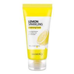 Secret key Lemon Sparkling Cleansing Foam, Deep Cleansing and Brightening - 120g