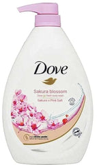Dove Go Fresh Body Wash - Sakura Blossom with Pink Salt (33.8 Ounce Pump)