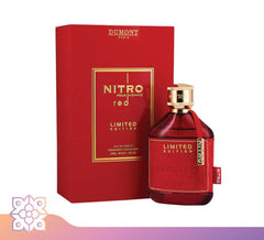 DUMONT NITRO RED Perfume LIMITED EDITION - 100 ml - Eau De Parfum - Luxury Perfume - Summer Fragrance - Long Lasting Cologne