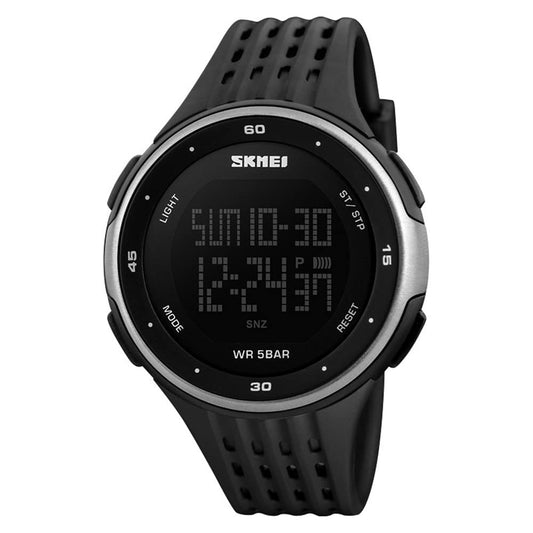 Skmei Sport Watch For Men Digital Polyurethane, 1219 - Black