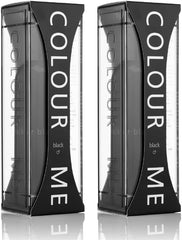 Colour Me Black - Fragrance for Men - 3oz Eau de Parfum, by Milton-Lloyd (Pack of 2, 2 x 3oz)