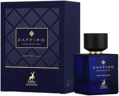 Zaffiro Collection Crafted Oud Eau de Perfume 100 ml 3.4 fl oz I Sponsored by Usama Perf/umes I Al Hafiz Oud