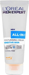 L’Oréal Paris Men Expert All-In-One Soothing Post-Shave & Hydrating Face Cream for Sensitive Skin 75 ml