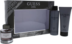 GUESS 1981 Eau de Toilette 100 ml + Shower Gel 200 ml+ Body Spray 226 ml, Gift Set for Men