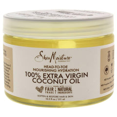 Shea Moisture 100% Extra Virgin Coconut Oil Head-To-Toe Nourishing Hydration, 3.2oz