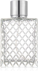 Hunky Dory 100ml Empty Clear Glass Delicated Perfume Decant Spray Bottles with Metally Pump and Royal Silver Cap For DIY Perfume, Essential Oils, Rose Water, Travel Use