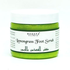 MedspaClinic Lemongrass Foot Scrub | Refresh and Revitalize Tired Feet - 300g