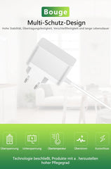 Bouge Charging Cable Compatible with Philips Avent Baby Monitor SCD503/26, SCD501/00, SCD713/26, SCD600, SCD560 DECT Baby Monitor 6V Charger Power Supply (White)