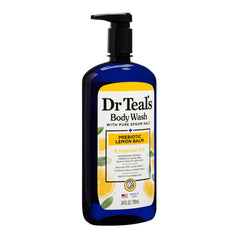 Dr Teal's Epsom Salt Body Wash - Prebiotic Lemon Balm 710ml