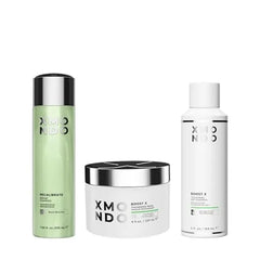 XMONDO Hair Thick and Volume Kit For Fine Hair Revitalize Strands with Biollagen, Plant-based Protein, Bond Booster For Visbility Fuller Hair
