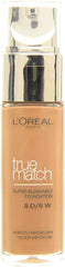TRUE MATCH LIQUID FOUNDATION GOLDEN CAPUCCINO W8