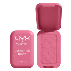 NYX Professional Makeup Buttermelt Blush, Powder Blush, up to 12 H Wear, Fade & Transfer Resistant, For The Butta.