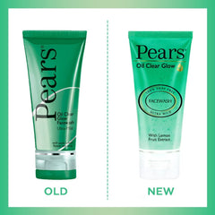 Pears Oil Clear Gentle Ultra Mild Daily Cleansing Facewash For Oil Free Matte Look, Ph Balanced, 100% Soap Free, Pure Lemon Flower Extract, 150g
