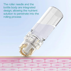 KASTWAVE Hydra Needle Roller, Derma Roller Titanium Microneedling Make Skin Bright And White Restore Skin Elasticity with 0.50Mm