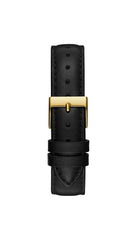 GUESS P GLD CS/SUN CHAMP LOGO DL W/BLK INKFILL/BLK LTR STRP