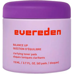 Evereden Balance Up Toner Pads for Face Clean and Vegan Teen Water Based Face Toner Pads with Green Tea, Chamomile, and White Tea for Oily and Pimple Prone Skin Balanced Skin & Clog Free Pores