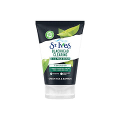 ST. Ives St Green Tea & Bamboo Blackhead Clearing 3 in 1 Face Scrub with 100% Natural Exfoliants & 1% Salicylic Acid Unclogs Pores 80g