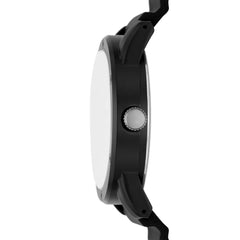Skechers Men's Ardmore Quartz Metal and Silicone Casual Sports Watch - Black/Blue Laser Bracelet Set
