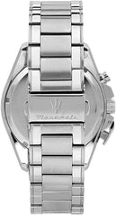 Maserati TRAGUARDO 45 mm Chronograph Men's Watch, Silver, Chronograph